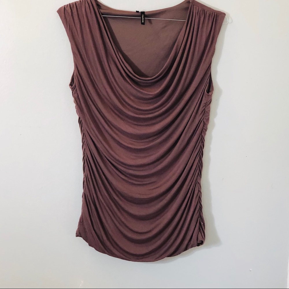 Brown Sleeveless tank